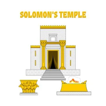 Temple of King Solomon Stock Illustration