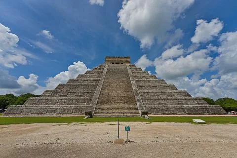 Temple of Kukulcan at Chichen Itza Stock-Fotos