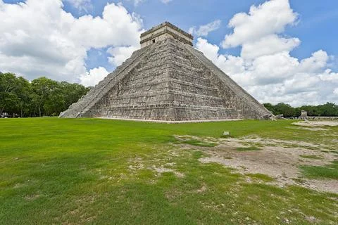 Temple of Kukulcan at Chichen Itza Stock-Fotos