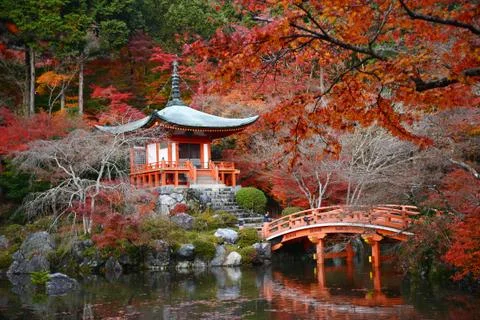 Temple in kyoto Stock Photos
