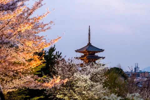 Temple in Kyoto Stockfoto's