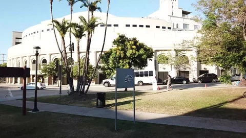 Temple in LA Stock Footage 123709675