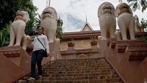 Temple located in Cambodia Video stock 88170195