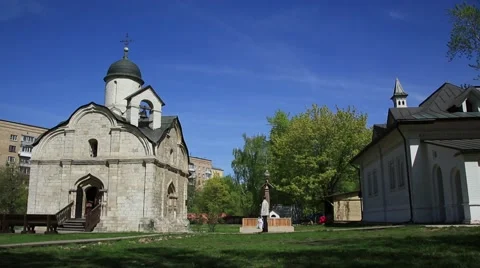 Temple Martyr Tryphon Stock Footage 52932577