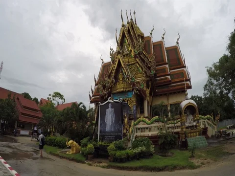 Temple of the memory of the King Stock Footage 72239606