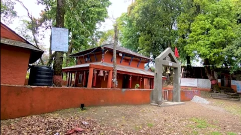 Temple in the middle of the forest, Gulmi Nepal Stock Footage 155367107