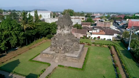 Temple In The Middle of Suburb Video stock 139207901