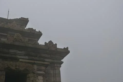 Temple in the Mist 2 Stock Photos