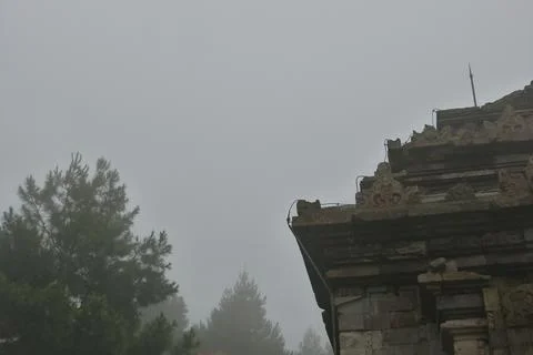 Temple in the Mist Stock Photos