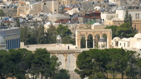Temple Mount Compound 스톡 동영상 61777138
