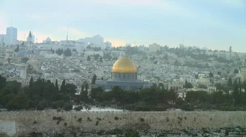 Temple Mount fix frame 2 Video stock 606608