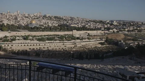 Temple Mount, Green Screen Background Stock Footage 86475322