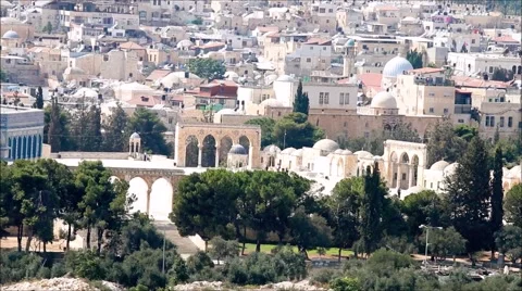 Temple Mount, Jerusalem Stock Footage 43201613