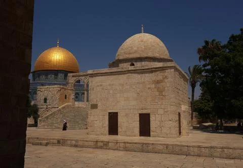 Temple mount mosque Stock Photos
