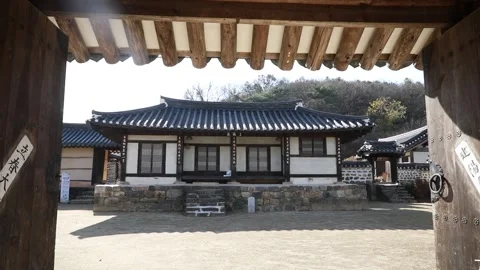 Temple in the mountain Video stock 303884704