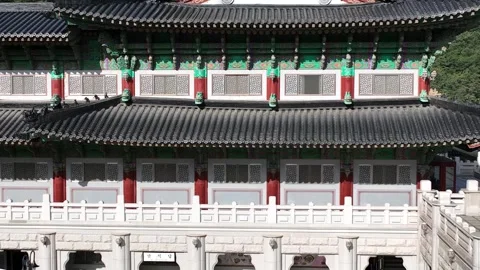 Temple in the mountain, temple in the forest Stock Footage 306033933