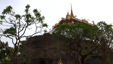 Temple on mountain top Stock Footage 280222588