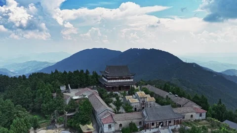 A temple on the mountaintop Stock-Footage 325299697