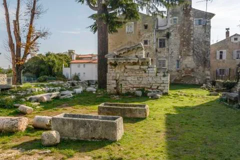 Temple of neptune 스톡 사진