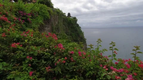 Temple ocean view 스톡 동영상 272426617