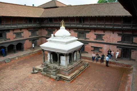 Temple in Patan Stockfoto's