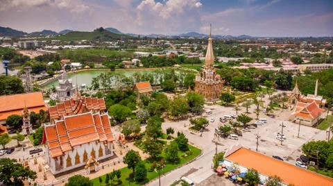 Temple of Phuket Stock Photos