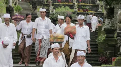 Temple pilgrimage tele Stock Footage 10957091