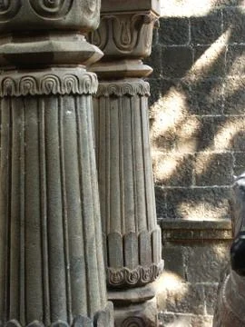 Temple Pillars 写真素材