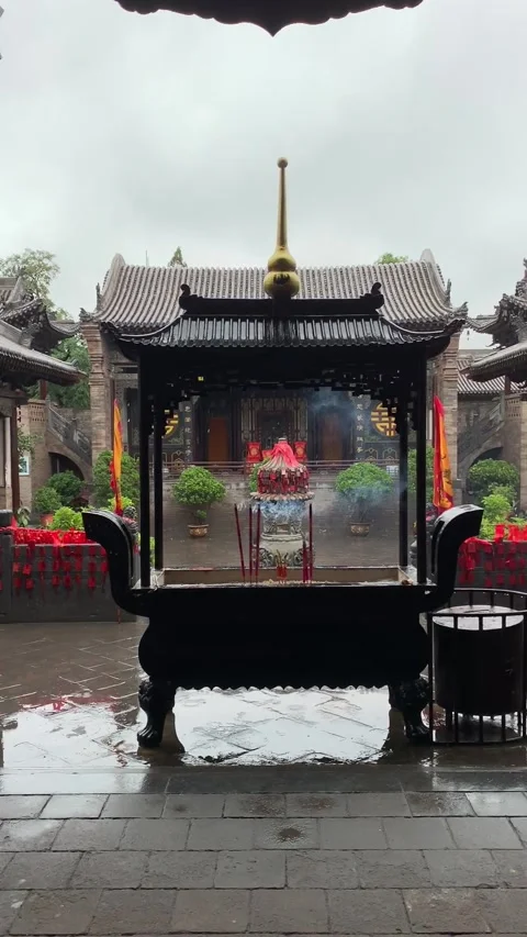 Temple in Pingyao Video stock 342530910