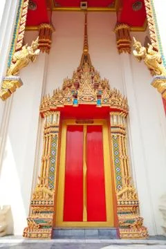 Temple portal Stock Photos