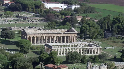 Temple Of Poseidon Stock Footage 65385698