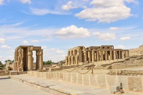 Temple of Ramesseum Stock Photos