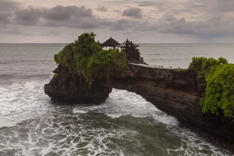 Temple on a rock 库存照片