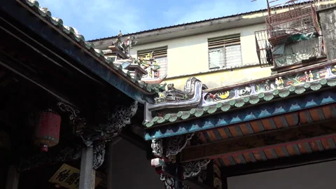 Temple roof Stock Footage 151027221