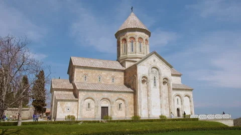 Temple of Saint Nina in the Bodbe Monastery Stock Footage 256313767