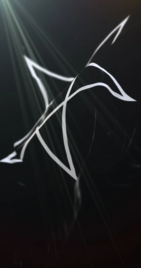 Temple of Set flag. Loop Stock Footage 309007004