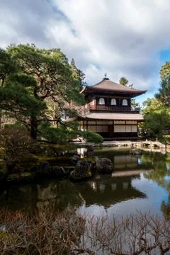 The Temple of the Silver Pavilion Stock Photos