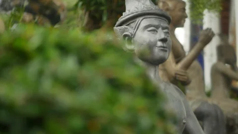 Temple Statue, Asia Video stock 93381571