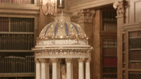 Temple Statue Vienna Stock Footage 55282733