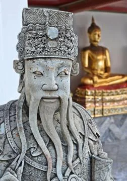 Temple statues Stock Photos