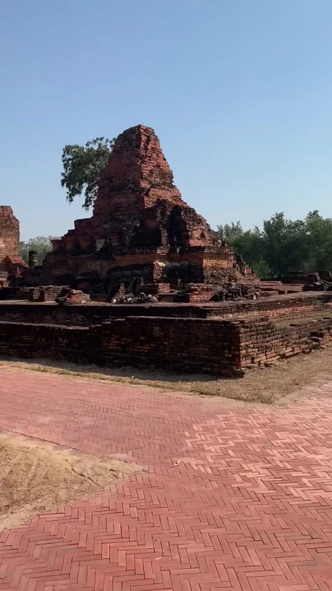Temple in Sukhothai Historical Park Vidéo 344951927
