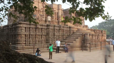 Temple of the Sun India, time lapse Video stock 22606091