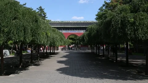 Temple of the Sun/Ritan Park Stock Footage 203084696