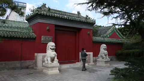 Temple of the Sun/Ritan Park Video stock 203085587