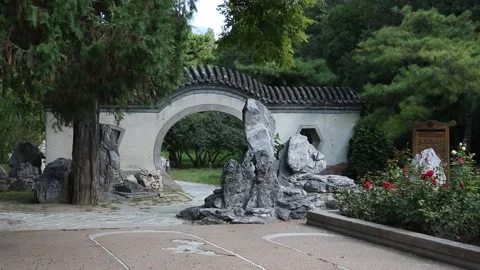 Temple of the Sun/Ritan Park Stock Footage 203085872