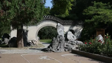 Temple of the Sun/Ritan Park Stock Footage 203087033