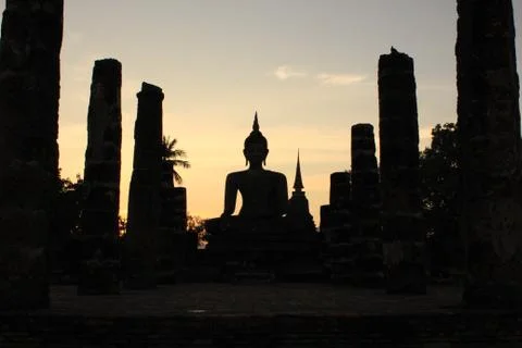 The temple in thai Foto stock