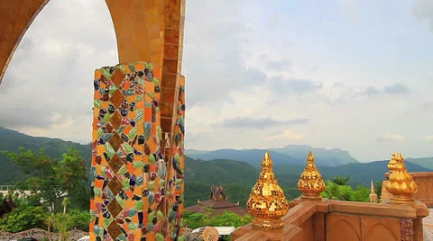 Temple Thailand. 库存影片 24728352