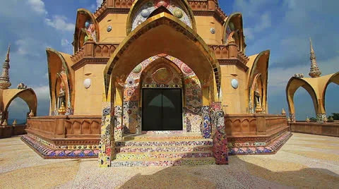 Temple Thailand. 库存影片 24729226