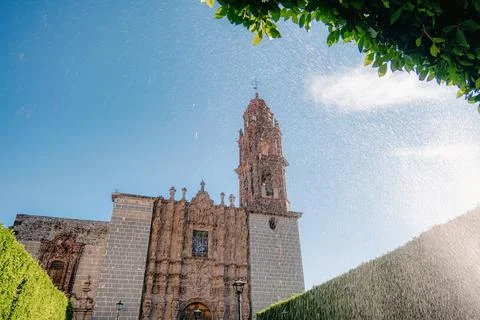 Temple of the third order of San Francisco in San Miguel de Allende Stock Photos